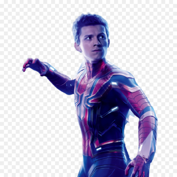 Tom Holland, Spiderman, Avengers Infinity War, Latex Clothing, Violet PNG