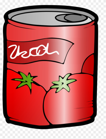 Tomato Juice Can Vector Clipart - Can Food Clip Art Tomato Juice Can Vector Clipart - Can Food Clip Art