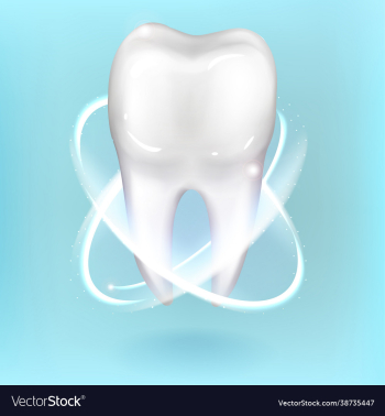 tooth 3d on blue background eps 10 tooth 3d on blue background eps 10