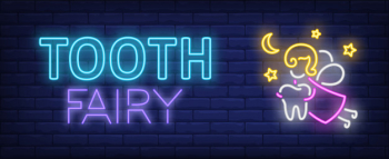 Tooth fairy neon text Tooth fairy neon text