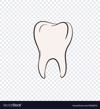 tooth icon tooth hand drawn line art drawing tooth icon tooth hand drawn line art drawing