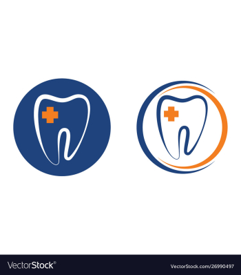 Tooth logo design dental clinic logo vector image Tooth logo design dental clinic logo vector image