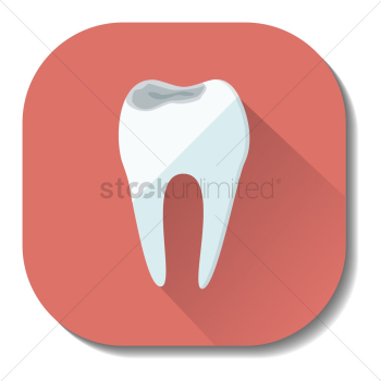 Tooth with cavity Tooth with cavity