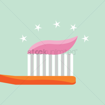 Toothpaste with toothbrush Toothpaste with toothbrush