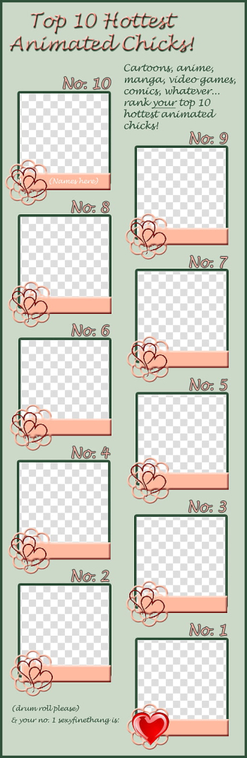 Top  Hottest Animated Chicks, top  hottest animated chicks chart transparent background PNG clipart