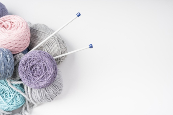 Top view of colorful wool yarn balls Free Photo Top view of colorful wool yarn balls Free Photo