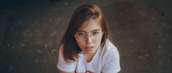Top View Photo of  Beautiful Woman