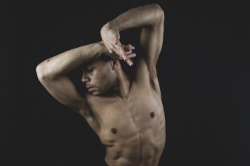 Topless Man Posing Topless Man Posing