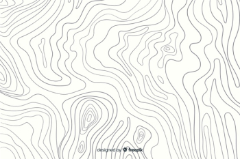 Topographic lines with white background Free Vector Topographic lines with white background Free Vector