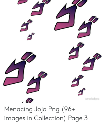 Toradesigns Menacing Jojo Png 96+ Images in Collection Page 3 ...