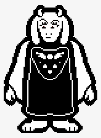 Toriel Battle Sprite Png - Undertale Toriel Battle Sprite - Free ...