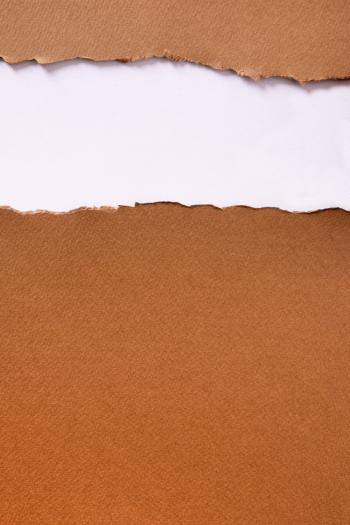 Torn brown paper strip header background vertical Torn brown paper strip header background vertical