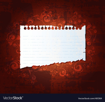 Torn paper vector image
