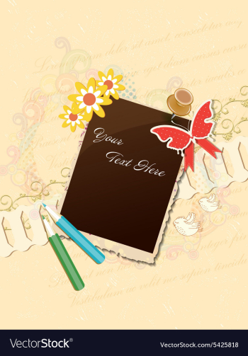 Torn paper vector image
