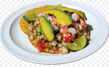 Tostada Ceviche Toast Vegetarian cuisine Caridea - pulp Tostada Ceviche Toast Vegetarian cuisine Caridea - pulp