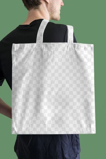 Tote bag png mockup, transparent | Free PNG Mockup - rawpixel