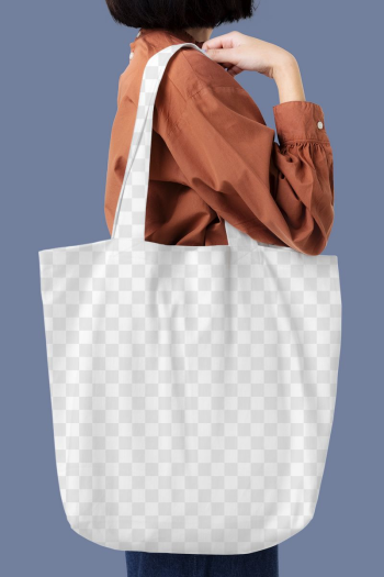 Tote bag png mockup, transparent | Free PNG Mockup - rawpixel