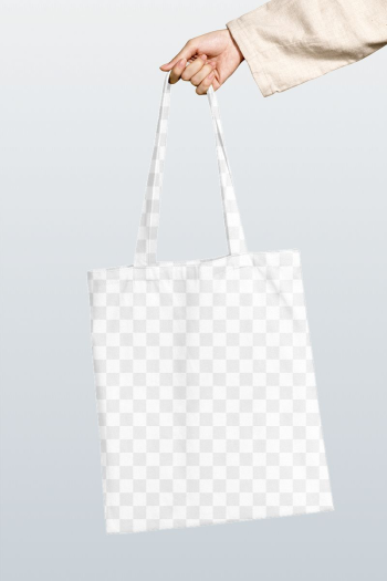 Tote bag png mockup, transparent | Free PNG Mockup - rawpixel