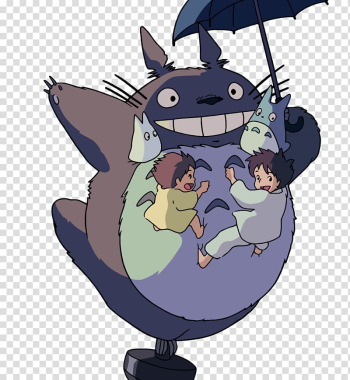 Totoro art, Catbus T-shirt Studio Ghibli Anime Painting, totoro transparent background PNG clipart