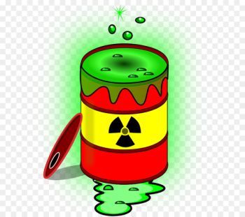Toxic waste Barrel Radioactive waste Clip art - Nuclear Cliparts 