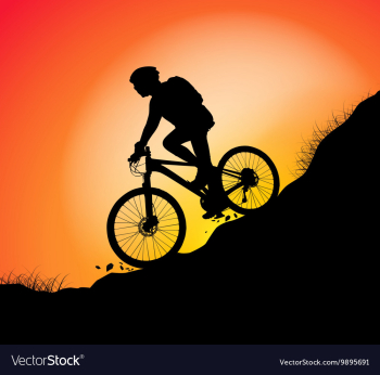 Track cycling vector image Track cycling vector image