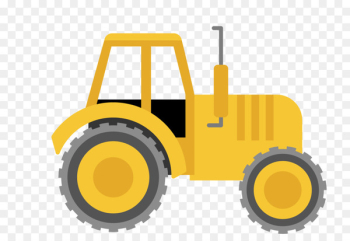 Tractor Farm Agriculture Combine Harvester - Large tractor vector material 