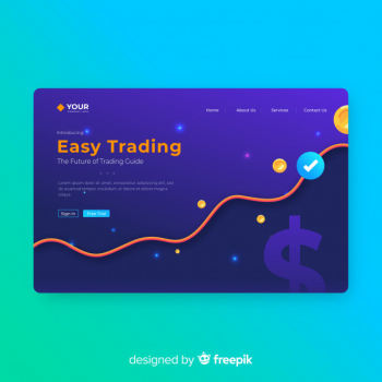 Trading Landing Page Template Trading Landing Page Template