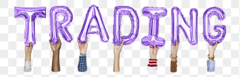 Trading word png, hands holding | Free PNG - rawpixel Trading word png, hands holding | Free PNG - rawpixel