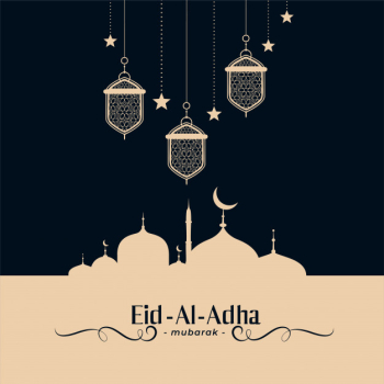 Traditional islamic eid al adha festival background Free Vector Traditional islamic eid al adha festival background Free Vector