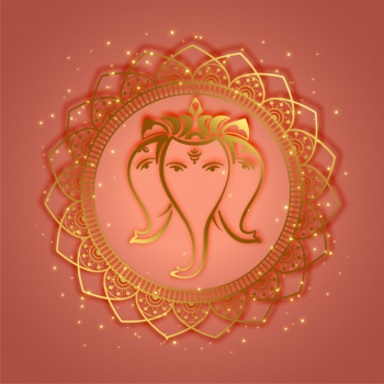 Traditional lord ganesha ethnic style background Free Vector Traditional lord ganesha ethnic style background Free Vector
