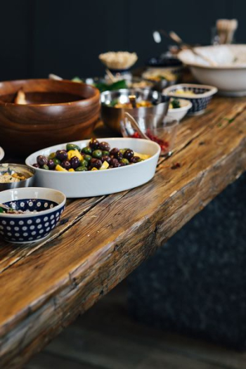 Traditional Middle Eastern lamb kofta dinner Traditional Middle Eastern lamb kofta dinner