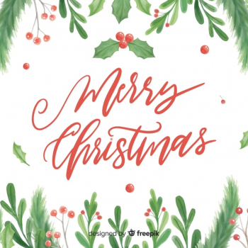 Traditional watercolor christmas background Traditional watercolor christmas background