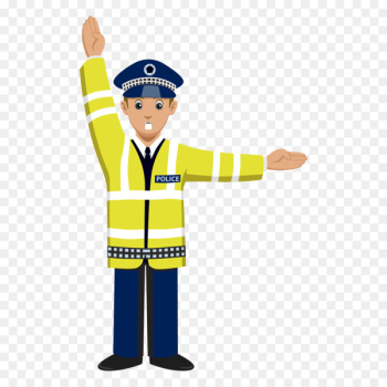 Traffic police Police officer Clip art - Vector command traffic police 