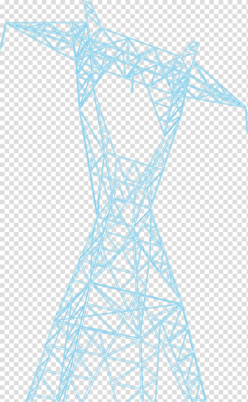 Transmission tower Electricity, High-tension line transparent background PNG clipart