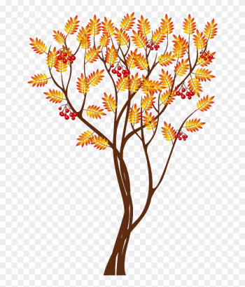 Transparent Autumn Tree Png Clipart Image - Autumn Tree Transparent