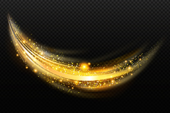 Transparent background with shiny golden wave Free Vector Transparent background with shiny golden wave Free Vector