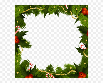 Transparent Christmas Border Png Frame - Christmas Border Transparent Background