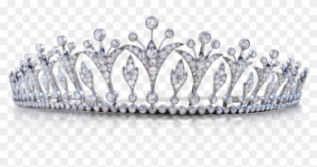 Transparent Diamond Princess Tiaras - Real Silver Crown Transparent Background