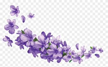 Transparent Flower Crowns - Lavender Flower Clip Art