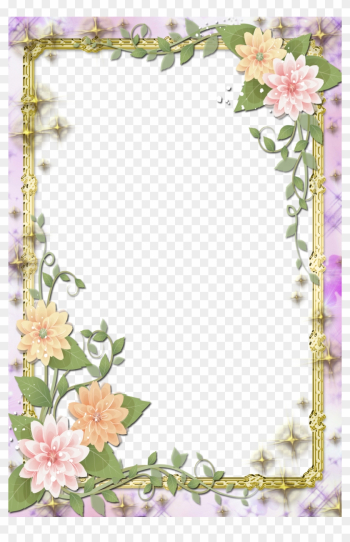 Transparent Flowers Frame - Flowers Borders And Design Transparent Flowers Frame - Flowers Borders And Design