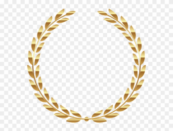 Transparent Gold Wreath Png Clipart Picture - Gold Laurel Leaf Png