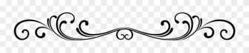 Transparent Scroll Border Clip Art Black Scroll With - Design Single Line Border Transparent Scroll Border Clip Art Black Scroll With - Design Single Line Border