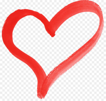Transparent Watercolor Heart Watercolor painting Red - watercolor heart 