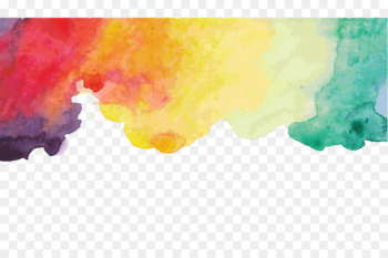 Transparent Watercolor Watercolor painting Mural - hand painted 