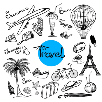 Travel Doodle Set Travel Doodle Set