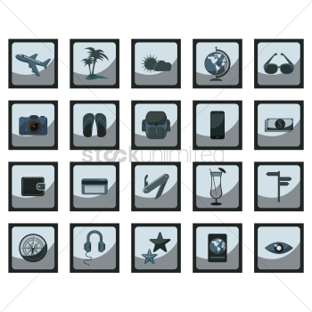 Travel icons Travel icons