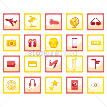 Travel icons Travel icons
