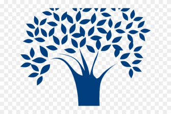 Tree Clipart Blue - Tree Vector Image Png