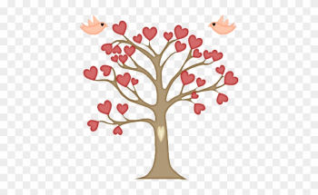 Tree Heart Cliparts - Tree Outline Tree Heart Cliparts - Tree Outline