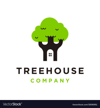 tree house icon logo tree house icon logo